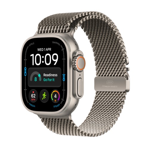 Zegarek Apple Watch Ultra 4 GPS + Cellular 49mm Natural Titanium Case with Natural Milanese Loop_1.jpg