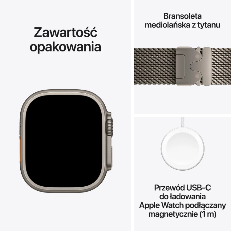 Zegarek Apple Watch Ultra 4 GPS + Cellular 49mm Natural Titanium Case with Natural Milanese Loop_7.jpg
