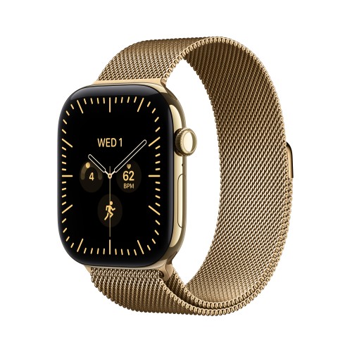 Zegarek Apple Watch Series 12 GPS + Cellular 46mm Radiant Gold Titanium Case with Radiant Gold Milanese Loop_1.jpg