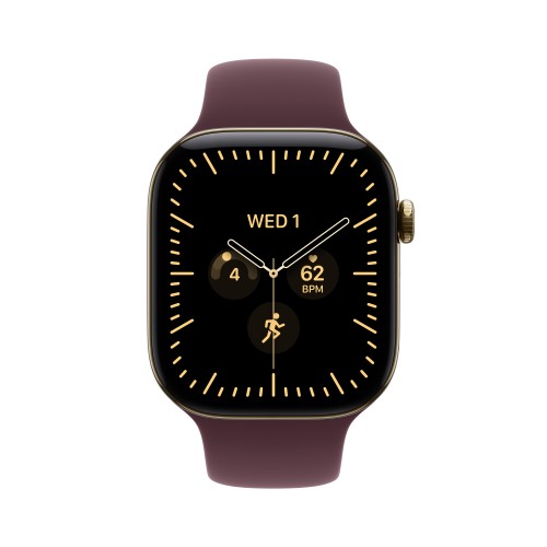Zegarek Apple Watch Series 12 GPS + Cellular 46mm Radiant Gold Titanium Case with Burgundy Sport Band_2.jpg