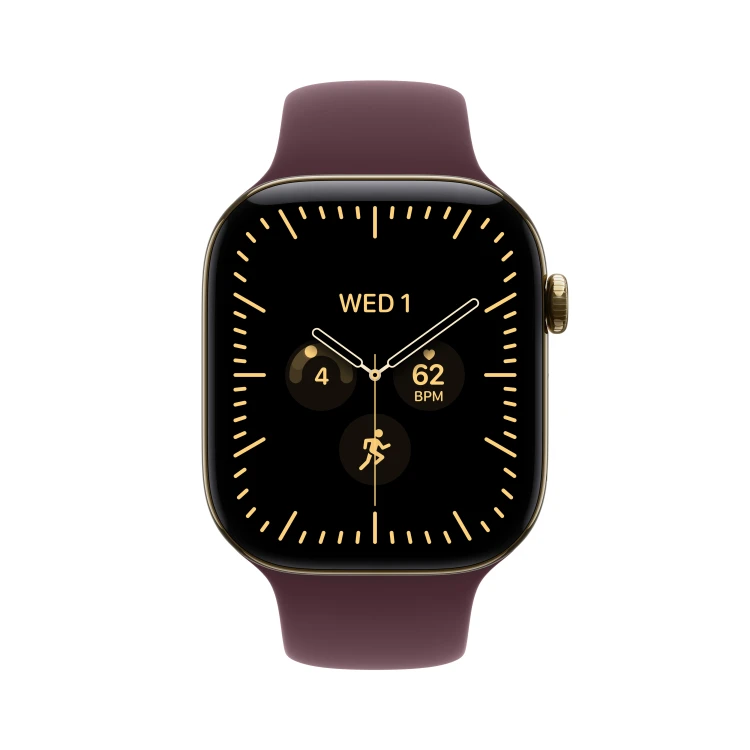 Zegarek Apple Watch Series 12 GPS + Cellular 46mm Radiant Gold Titanium Case with Burgundy Sport Band_2.jpg