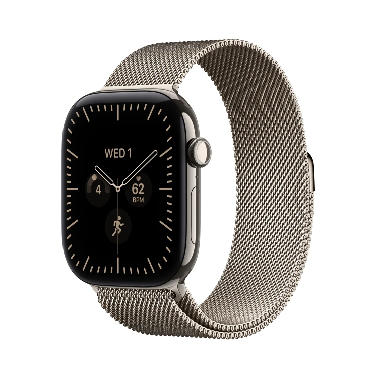 Zegarek Apple Watch Series 12 GPS + Cellular 42mm Natural Titanium Case with Natural Milanese Loop_1.jpg