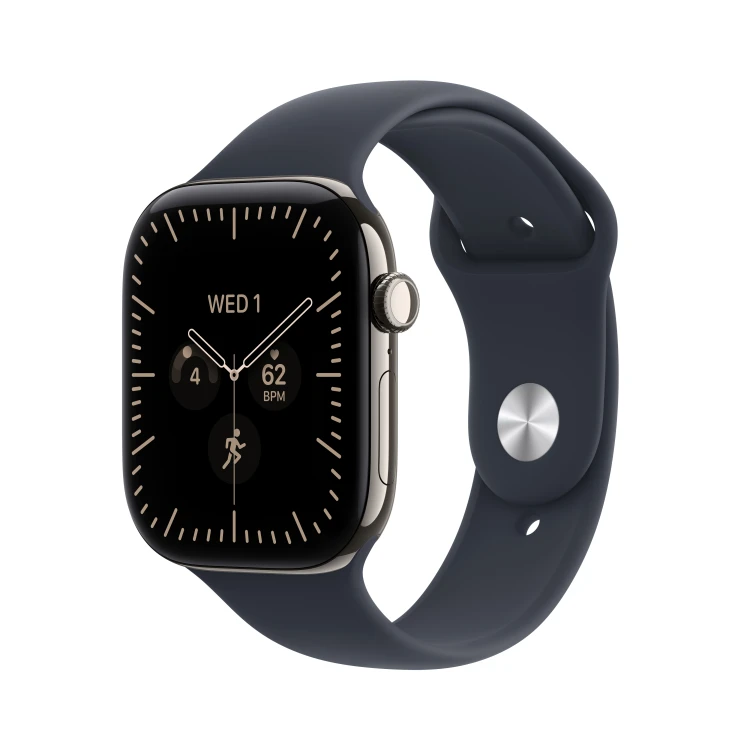 Zegarek Apple Watch Series 12 GPS + Cellular 42mm Natural Titanium Case with Navy Blue Sport Band_1.jpg