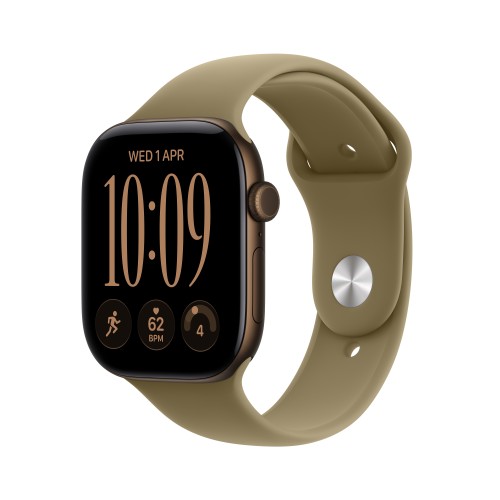 Zegarek Apple Watch Series 12 GPS + Cellular 46mm Dark Bronze Aluminium Case with Olive Sport Band_1.jpg