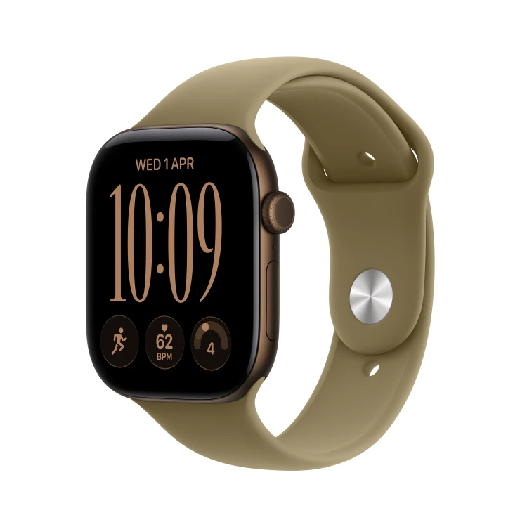 Zegarek Apple Watch Series 12 GPS 46mm Dark Bronze Aluminium Case with Olive Sport Band_1.jpg