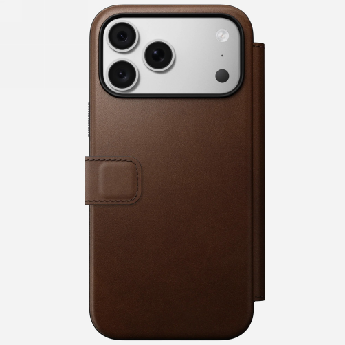 Nomad Modern Leather Folio iPhone 18 Pro Max brown 1.png