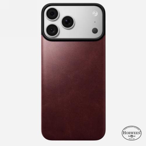 NOMAD Magnetic Leather Back - skórzana nakładka magnetyczna iPhone 18 Pro Max-17 Pro Max, MagSafe (burgundy)_1.png