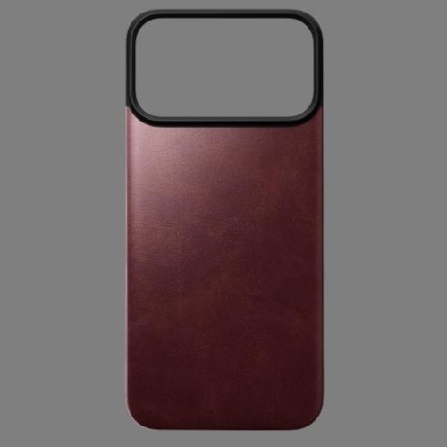 NOMAD Magnetic Leather Back - skórzana nakładka magnetyczna iPhone 18 Pro Max-17 Pro Max, MagSafe (burgundy)_2.jpg