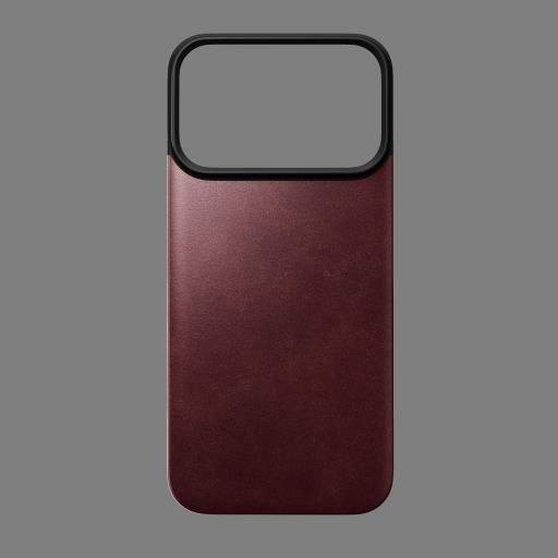 NOMAD Magnetic Leather Back - skórzana nakładka magnetyczna iPhone 18 Pro-17 Pro, MagSafe (burgundy)_2.jpg