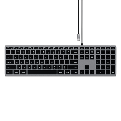 Klawiatura numeryczna Satechi Slim W3 z blokiem numerycznym USB-C (szara)_1.png