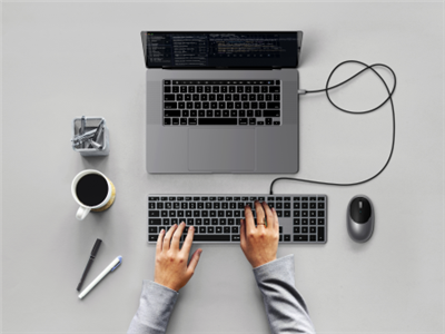 Klawiatura numeryczna Satechi Slim W3 z blokiem numerycznym USB-C (szara)_3.png