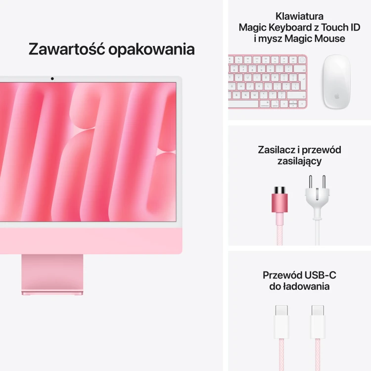 Komputer Apple iMac 24 M6 4 porty różowy_9.jpg