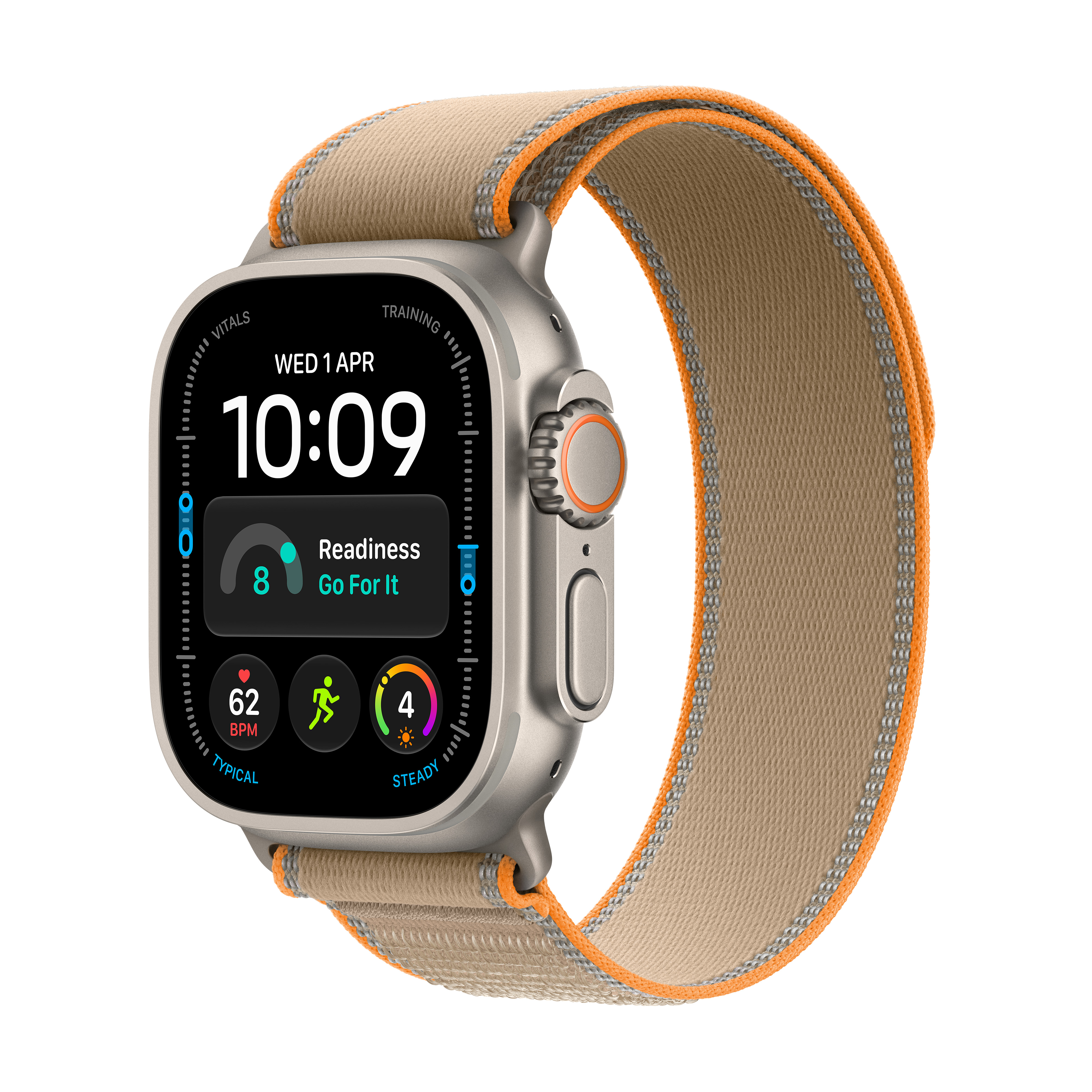 Zegarek Apple Watch Ultra 4 GPS + Cellular 49mm Natural Titanium Case with Sand Trail Loop_1.jpg