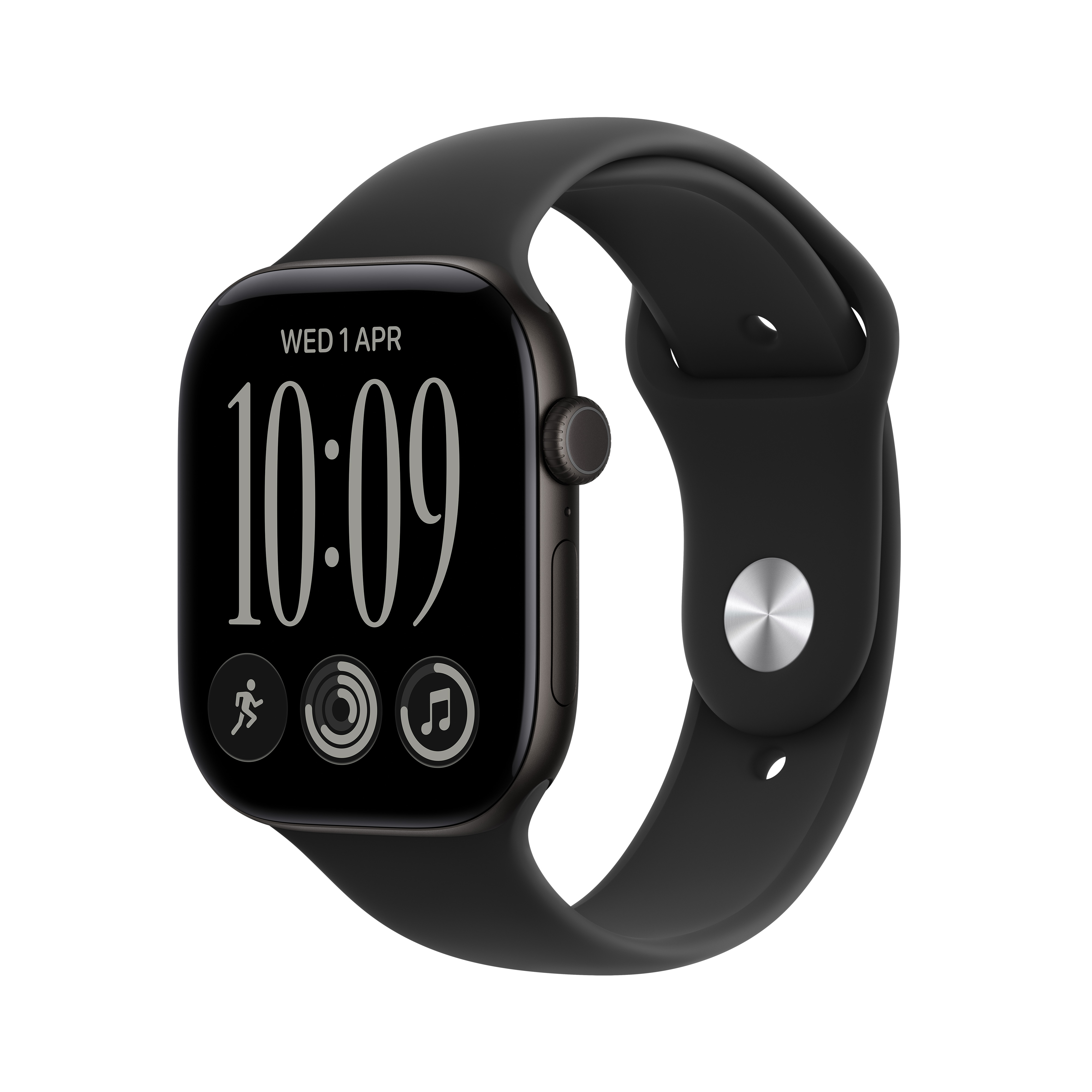 Zegarek Apple Watch Series 12 GPS 46mm Black Aluminium Case with Black Sport Band_1.jpg