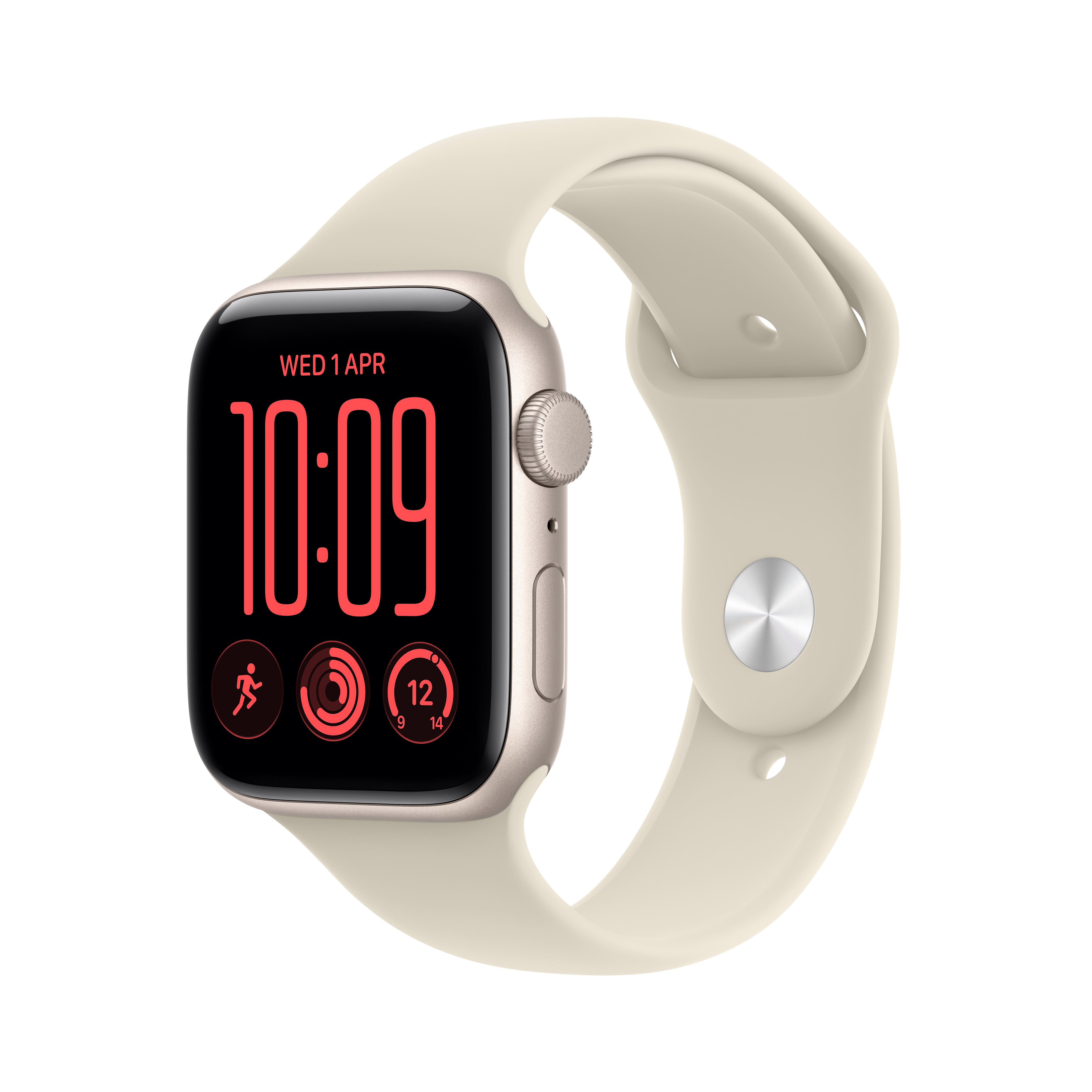 Zegarek Apple Watch SE 3 GPS 40mm Starlight Aluminium Case with Sand Sport Band_1.jpg