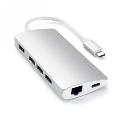 Adapter Satechi Aluminium Multiport Adapter V2 USB-C (srebrny)_1.png